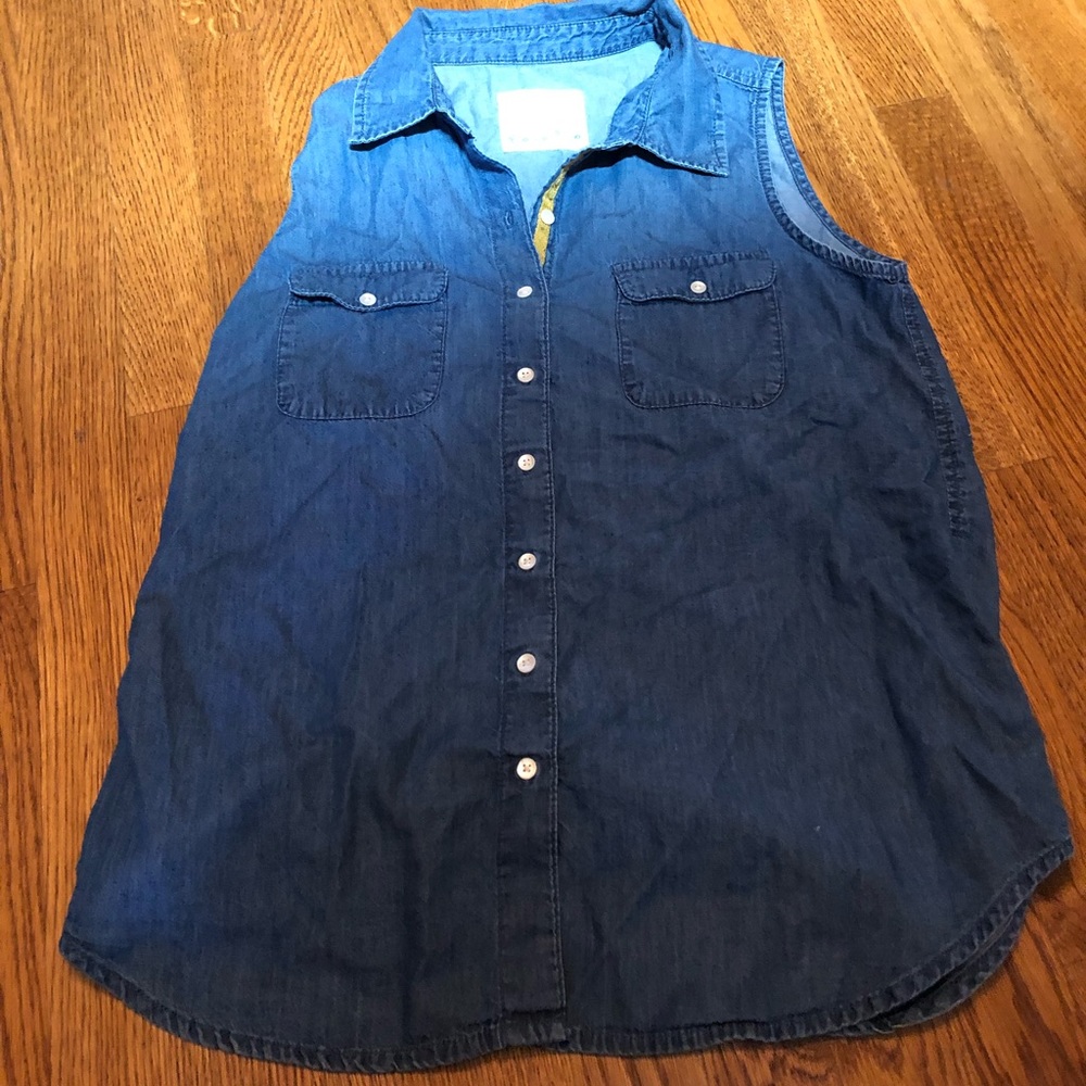 Blue jean top
